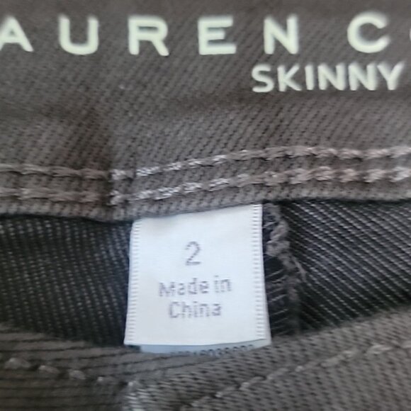 Lauren Conrad Green Skinny Pants Jeans Size 2 NWT - Picture 6 of 9